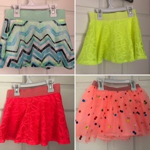 4 Girls Skirts size 6